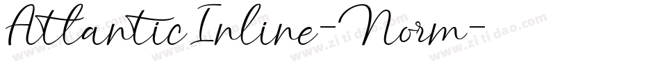 Atlantic Inline-Norm字体转换